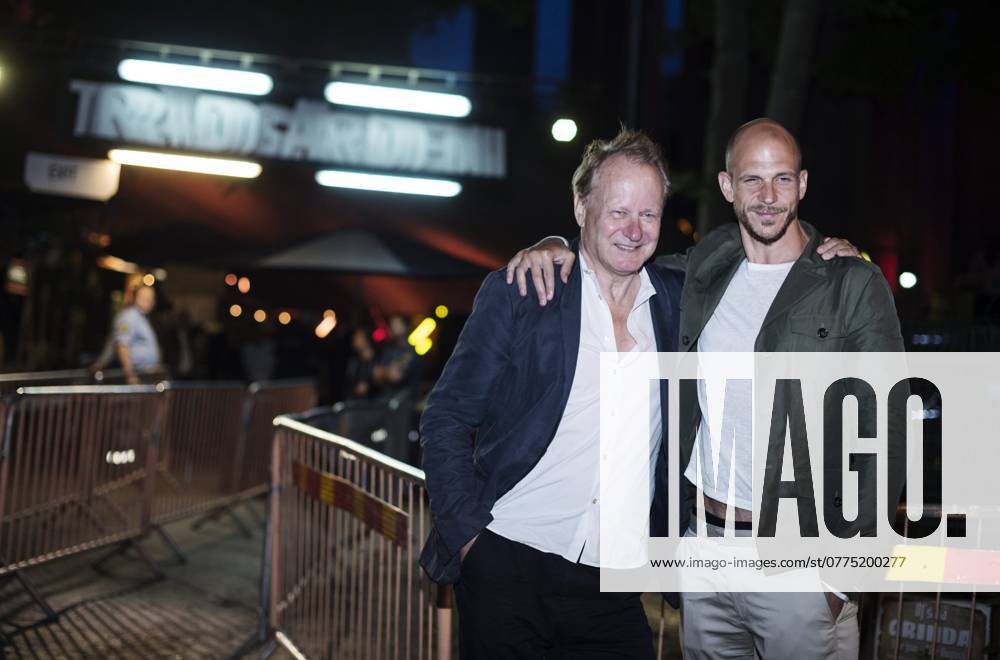 Stellan Skarsgard, Gustaf Skarsgard Tarzan premier after party Trädgarden, Stockholm, Sweden 2016-07-11 (c) TÄRNHUVUD ANNA Aftonbladet IBL Bildbyra * * * EXPRESSEN OUT * * * AFTONBLADET 85705 Premiär pa filmen Legenden om Tarzan - efterfest pa Trädgarden i Stockholm Stockholm Sverige