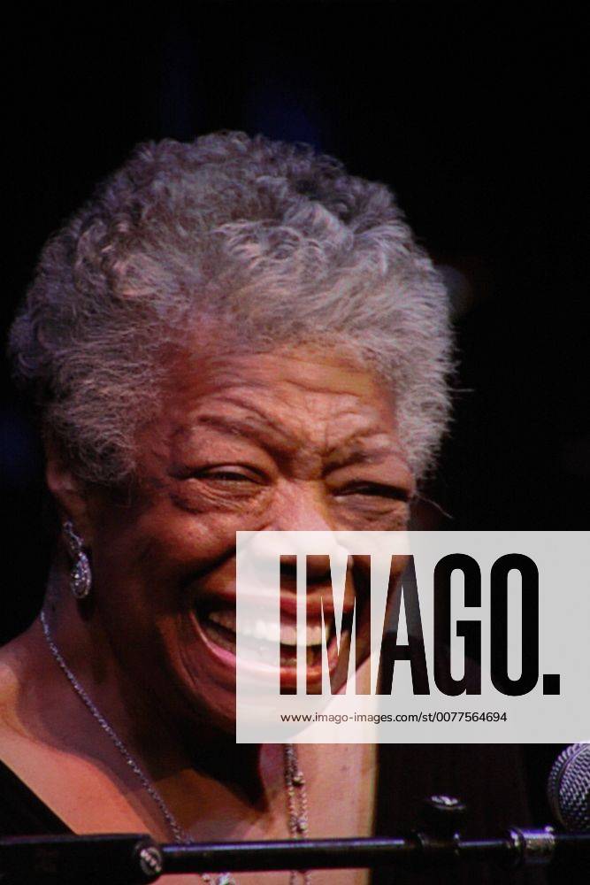 IMAGO ICONS: Maya Angelou Nov 12, 2009 - San Francisco, California, USA - Actress, poet, best selling author and DR. MAYA ANGELOU who told her Glide story during Glide s Annual Holiday Festival celebrating Rev. Celil Williams 45th year at Glide Church. A benefit for Mo s Kitchen and Glide programs to help the homeless. The celebration took place at the War Memorial Opera House. - ZUMAa07_ 20091112_clb_a07_515