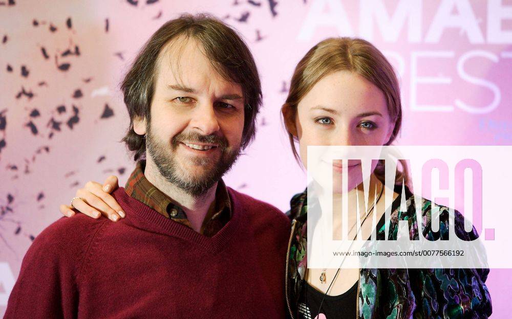 Nov 26, 2009 - Rome, Italy - Director PETER JACKSON and actress SAOIRSE RONAN at The Lovely Bones Rome photo call. - ZUMAi15_ 20091126_clb_i15_477
