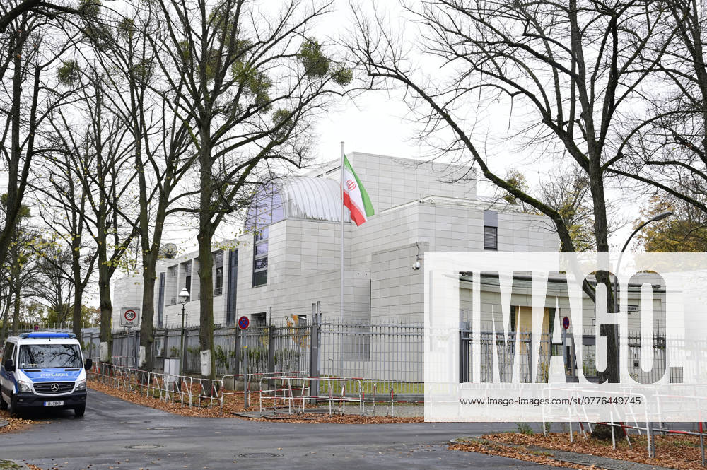 Protest action in front of the Embassy of the Islamic Republic of Iran after the execution of the German Iranian Jamshid Sharmahd Berlin, 29 10 2024 Foto:xF.xFuturexImagex iran_protest_4004