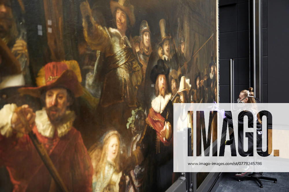 Restoration of Rembrandt s Night Watch begins After five years of exhaustive research and analysis utilising the most advanced techniques, from digital imaging to scientific and material-technical research, from computer science to artificial intelligence, a team of eight restorers today begin the restoration of The Night Watch by removing the varnish from the painting. This marks the beginning of the second phase of Operation Night Watch, the largest research and restoration project ever undertaken for Rembrandts masterpiece. The removal of the old varnish aims to optimally preserve the painting for the future. The work, conducted with microscopic precision, takes place in full view of the public within the glass-enclosed space in the