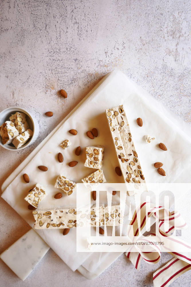 Almond Nougat Traditional Holiday Sweets. Almond Nougat Traditional Holiday Sweets.