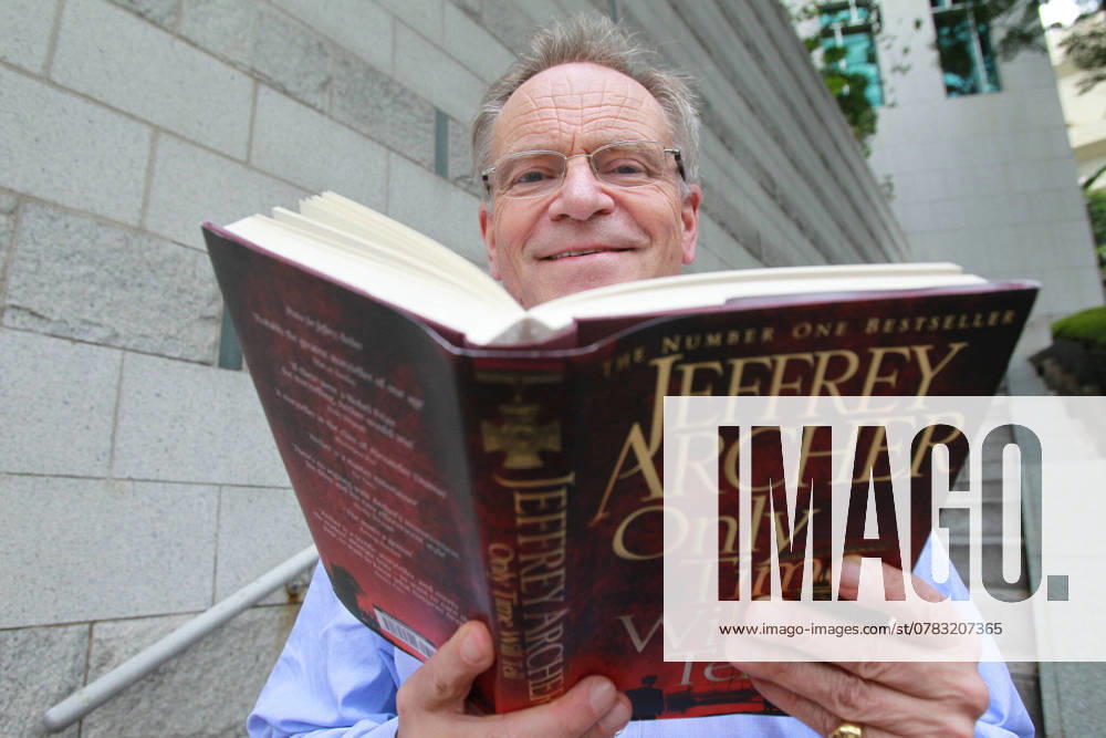 Portrait of Jeffrey Archer. Pictures taken outside the British Council in Admiralty. 15MAR11 Hong Kong China