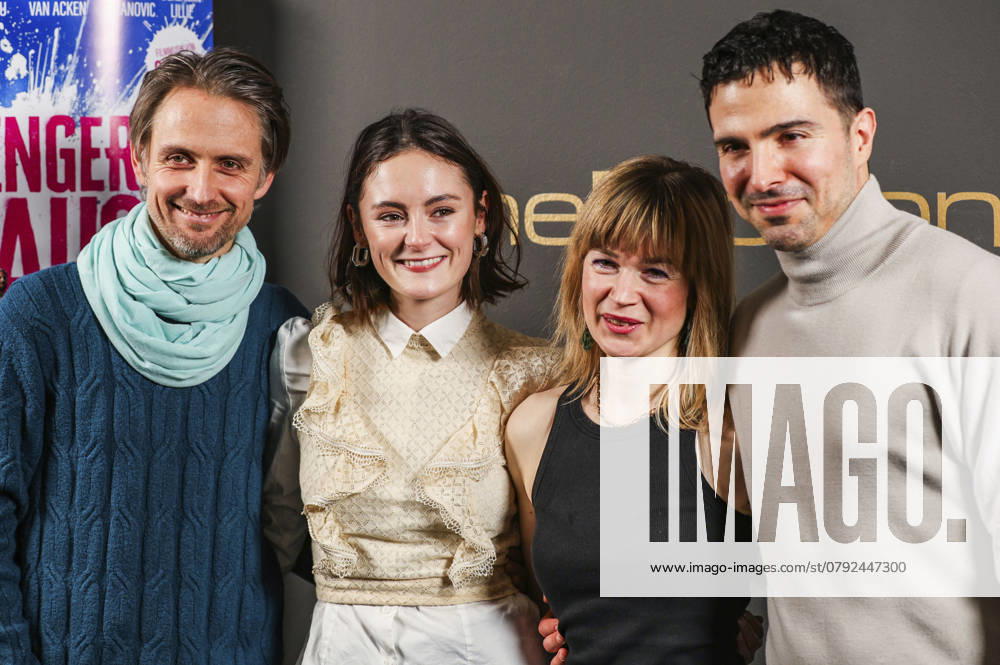 Axel Schreiber, Lea van Acken, Laura Fischer and Toni Gojanovic at the premiere of the movie Fünf Finger sind ne Faust at CineMotion Berlin, 07 01 2025 Foto:xM.xPatzigx xFuturexImagex finger_5127