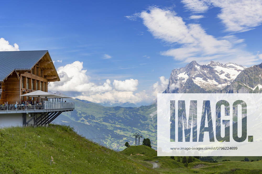 Restaurant at Kleine Scheidigg, Jungfrau Region, Bernese Oberland, Switzerland
