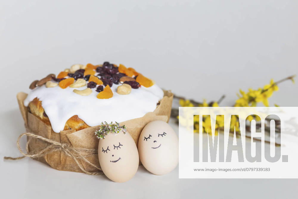 Easter cake, eggs and flowers. Focus in the foreground. , 48717608.jpg, play, dish, craft paper, family, egg, easter, cake, food, holiday, celebration, sweet, spring, decoration, dessert, flower, traditional, table, homemade, delicious, festive, pastry, symbol, bakery, cookie, confectionery, religion, april, fun, snack, copy space, biscuit, cupcake, tasty, party, event, easter cake, bouquet, christianity, blossom, orthodox, dinner, yummy, candy, amusing, wreath, dried fruits, nut, dried apricots, willow, glaze RECORD DATE NOT STATED