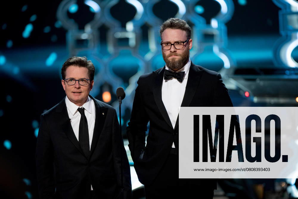 89th Academy Awards - Telecast Michael J. Fox and Seth Rogen present at The 89th Oscars¨ at the Dolby¨ Theatre in Hollywood, CA on Sunday, February 26, 2017. Hollywood CA USA
