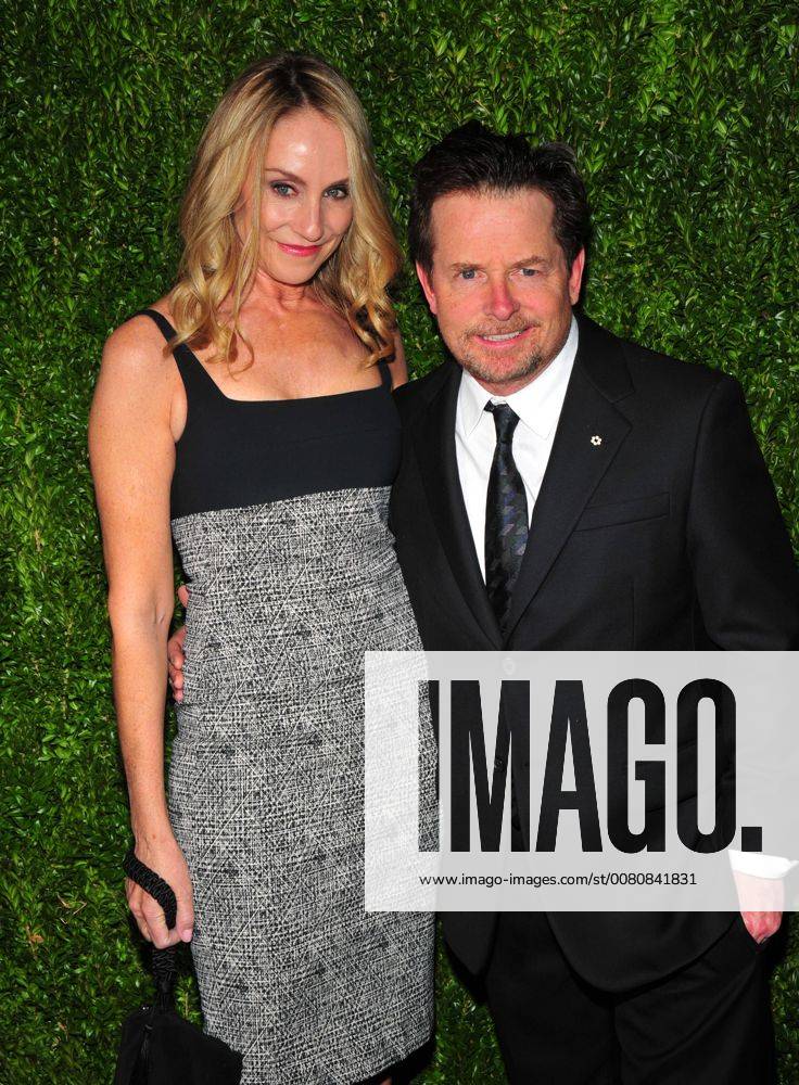 NEW YORK NY NOVEMBER 13 Tracy Pollan Michael J Fox attends the 2017 Museum of Modern Art Film Benefit Tribute to herself at Museum of Modern Art on November 13 2017 in New York City