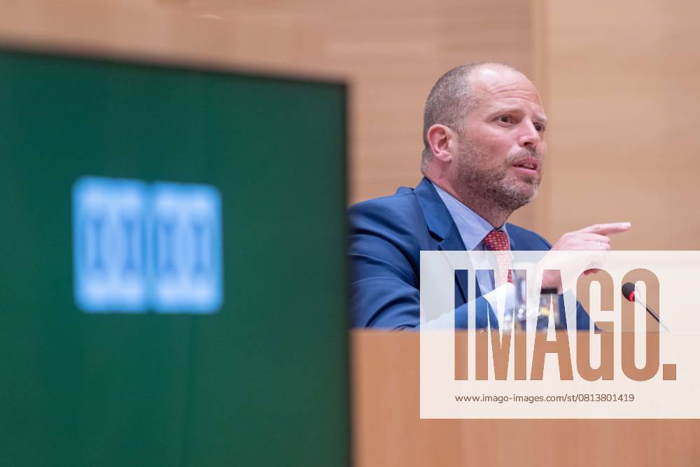 Minister of Defence and Foreign Trade Theo Francken is pictured during a session of the parliamentary commission for National Defense, at the Federal Parliament in Brussels, Wednesday 23 April 2025. Current affairs debates on the defence budget, the purchase of new F-35s and the European Defence Summit and Ukraine. JONASxROOSENS 121623219