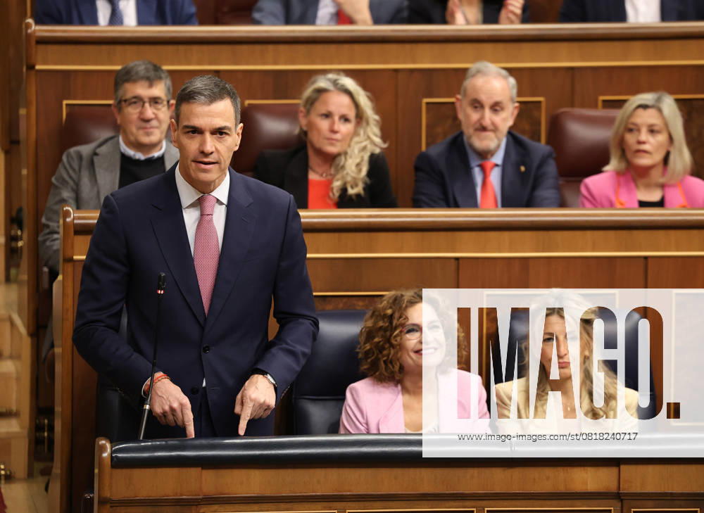 KW20 The Government appears in Congress for the blackout The President of the Government, Pedro Sánchez, intervenes during a session of control to the Government in the Congress of Deputies, on May 14, 2025, in Madrid Spain During the plenary, the Congress has accounted for the general blackout of last April 28, whose causes are still unknown In parallel to the investigation of the Executive, the National Commission of Markets and Competition CNMC will also conduct an investigation of the blackout 14 MAY 2025 GOVERNMENT CONGRESS OUTAGE Marta Ferná Madrid Madrid Madrid Spain