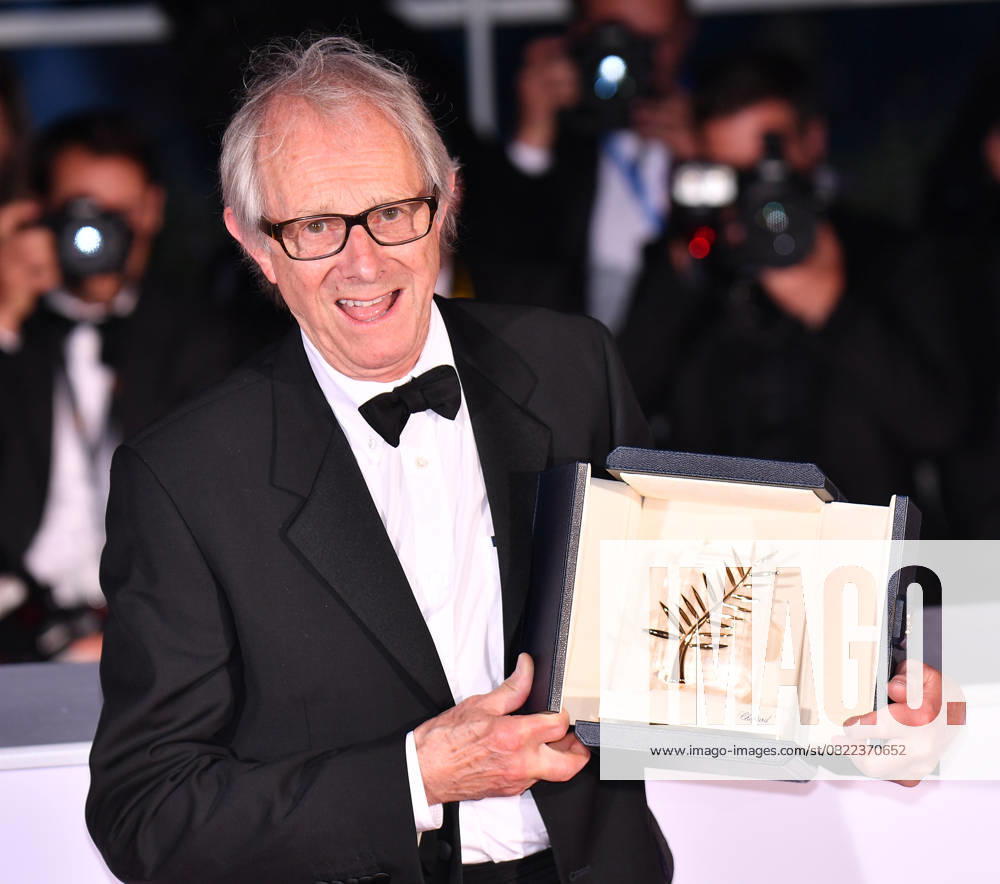 British director Ken Loach s birthday - Archive CANNES, FRANCE - (ARCHIVE) : A file photo dated May 22, 2016 shows British director Ken Loach poses with the ‘Palme d Or (Golden Palm)’ for his movie I, Daniel Blake during the Award Winners photocall at the 69th annual Cannes Film Festival in Cannes, France. Mustafa Yalcin Anadolu Cannes France. Editorial use only. Please get in touch for any other usage.