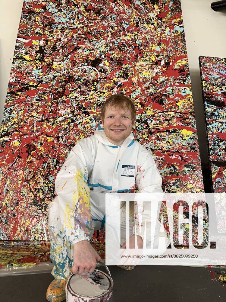 Ed Sheerans ˜Cosmic Carpark Paintings at HENI Ed Sheeran creates his ˜Cosmic Carpark Paintings for HENI Gallery in London. The artwork release offers the public an opportunity to collect original artworks, and edition prints by Ed Sheeran, which are available to buy exclusively on HENI. The share of the profits from these sales will be donated to the Ed Sheeran Foundation, a UK-wide initiative aimed at providing inclusive, high-quality music education for every child., Credit:Ellie Lawrie Avalon