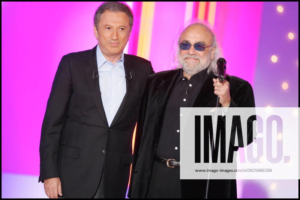 MICHEL DRUCKER DEMIS ROUSSOS RECORDING VIVEMENT DIMANCHE PARIS France