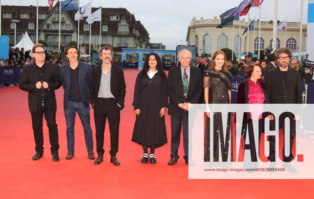 Douglas Kennedy, Emmanuel Mouret,, Eric Elmosnino, Marjane Satrapi, Frédéric Mitterrand, Ana Girardot, Françoise Arnoul, Radu Mihaileanu Screening of the film In Dubious Battle at the 42nd Deauville American Film Festival at the 42nd Deauville American Film Festival o