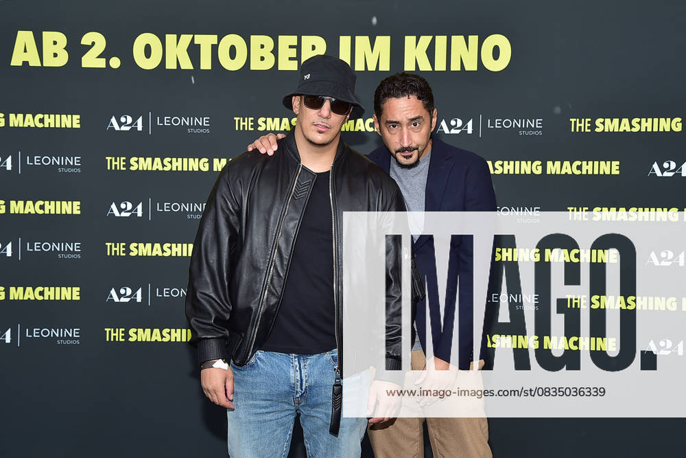 German premiere of THE SMASHING MACHINE German premiere of THE SMASHING MACHINE Arrival at the German premiere of THE SMASHING MACHINE Farid Bang and Eko Fresh in Berlin on, 22 09 2025 Photopress Mueller
