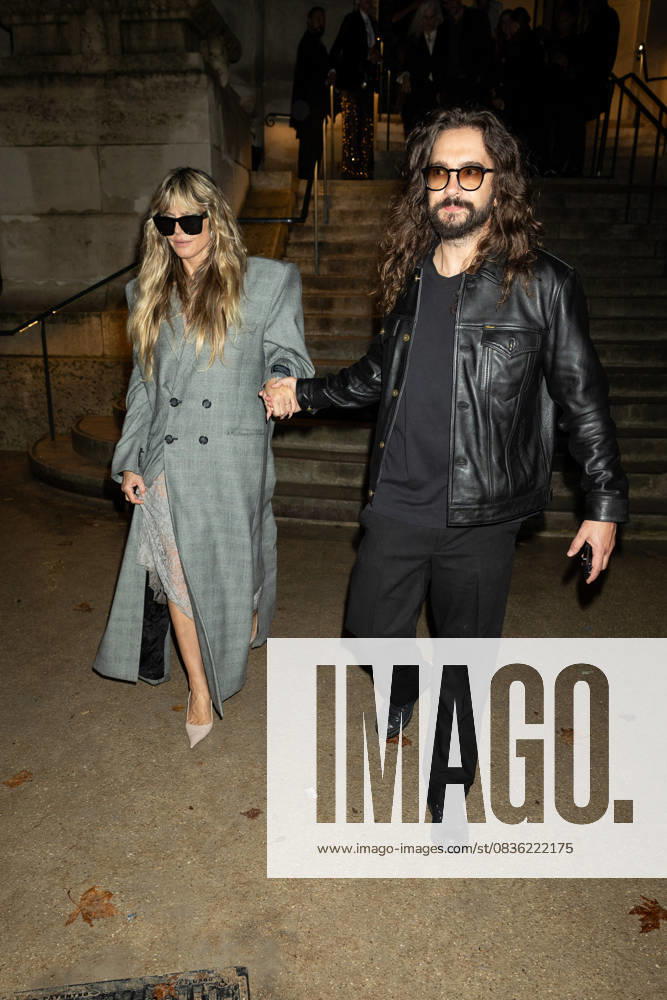 Heidi Klum, Tom Kaulitz outside EE72 magazine party at Le Grand Café during Paris Fashion Week PFW Ready to Wear Spring Summer 2026 on October 3rd, 2025 Jeremy MELLOUL Bestimage Celebrities at EE72 party during Paris Fashion Week Ready to Wear Collection Spring Summer 2026 on 3rd, October, 2025