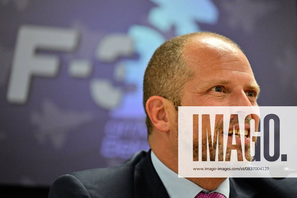 Minister of Defence and Foreign Trade Theo Francken pictured during the opening of the Complex F-35 which will house the newly arrived Lockheed Martin F-35 Lightning II fighter jets at the Florennes military airbase, Monday 13 October 2025. DIRKxWAEM 136674223