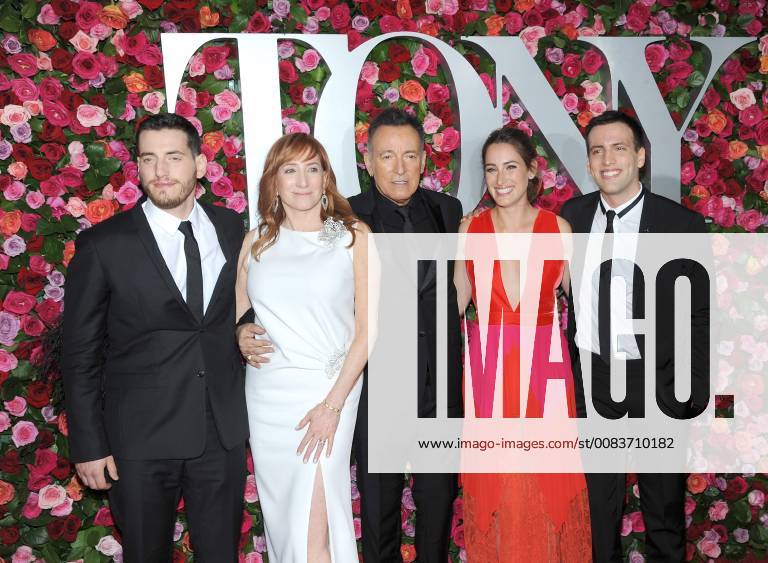 NEW YORK, NY - JUNE 10: Bruce Springsteen, Patti Scialfa and Family attend the 72nd Annual Tony Awards at Radio City Music Hall on June 10, 2018 in New York City.