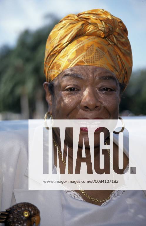 IMAGO ICONS: Maya Angelou Black American author and poet Maya Angelou photographed in September 30 1999.
