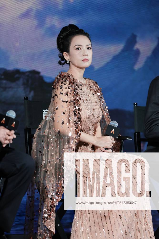 Actress Zhang Ziyi attends the China premiere of film Avatar: Fire and Ash on December 8, 2025 in Sanya, Hainan Province of China.