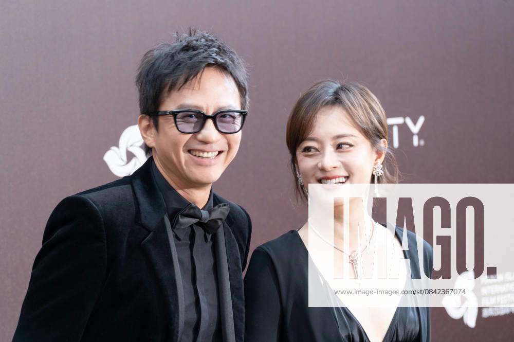 Actor Deng Chao and actress Susan Sun Li attend the China premiere of film Avatar: Fire and Ash on December 8, 2025 in Sanya, Hainan Province of China.