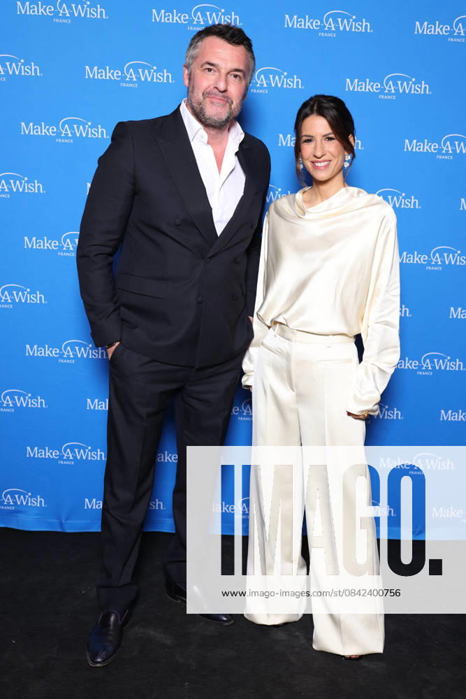 Exclusive - Make a Wish Gala - Paris Exclusive - Arnaud Ducret and Helene Mannarino attends Make a Wish Gala in Paris, France on December 08, 2025. Photo by Jerome Domine ABACAPRESS.COM France
