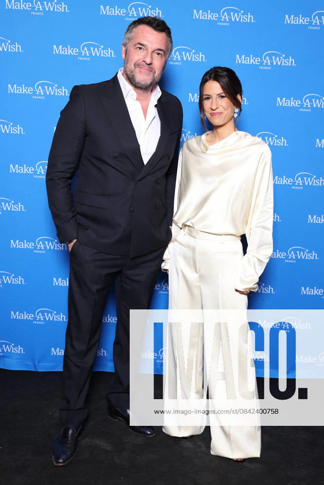 Exclusive - Make a Wish Gala - Paris Exclusive - Arnaud Ducret and Helene Mannarino attends Make a Wish Gala in Paris, France on December 08, 2025. Photo by Jerome Domine ABACAPRESS.COM France