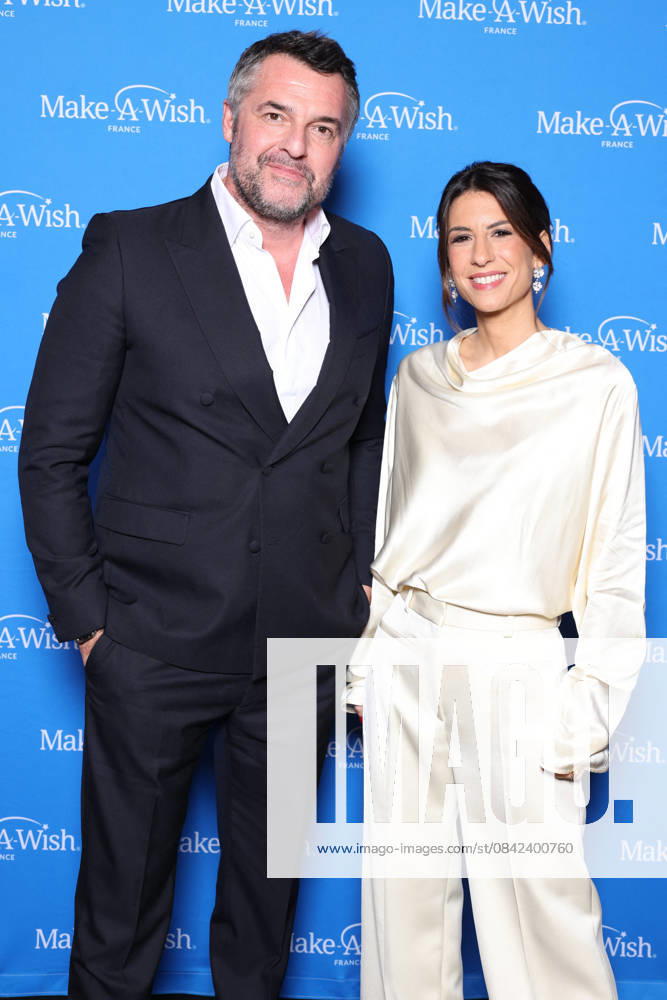 Exclusive - Make a Wish Gala - Paris Exclusive - Arnaud Ducret and Helene Mannarino attends Make a Wish Gala in Paris, France on December 08, 2025. Photo by Jerome Domine ABACAPRESS.COM France