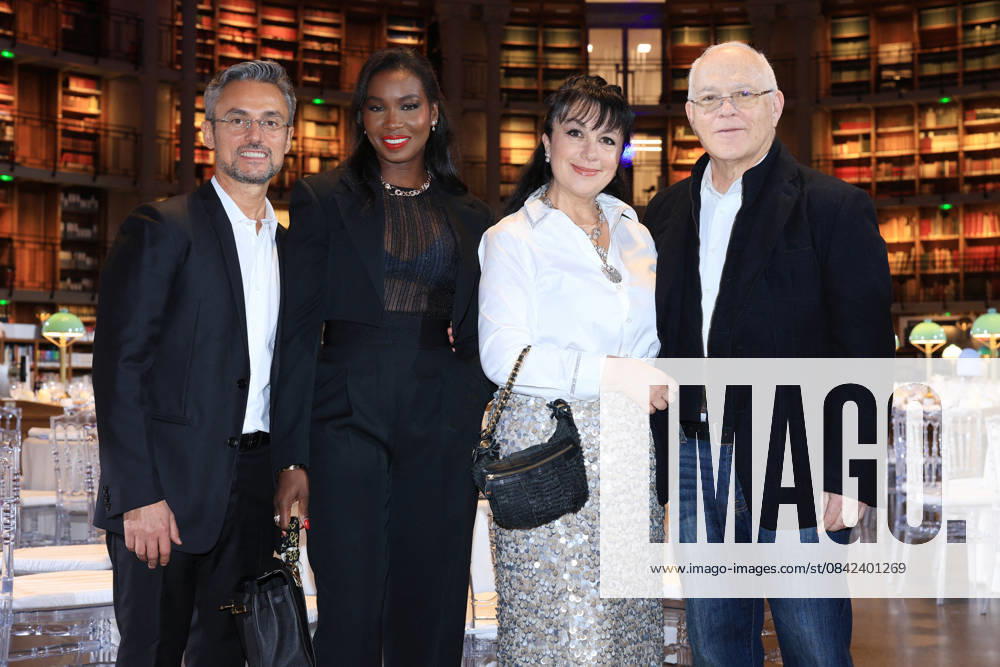 Exclusive - Make a Wish Gala - Paris Exclusive - Jeremy Medjana and his wife, Boris Lelchitski and Yelena Lelchitski attends Make a Wish Gala in Paris, France on December 08, 2025. Photo by Jerome Domine ABACAPRESS.COM France