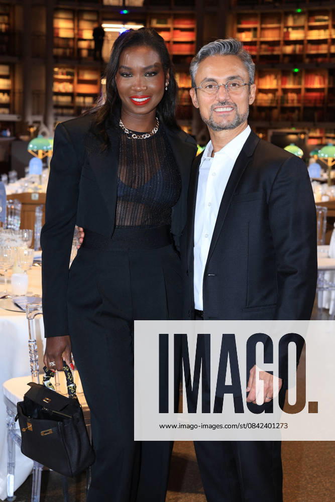 Exclusive - Make a Wish Gala - Paris Exclusive - Jeremy Medjana and his wife attends Make a Wish Gala in Paris, France on December 08, 2025. Photo by Jerome Domine ABACAPRESS.COM France