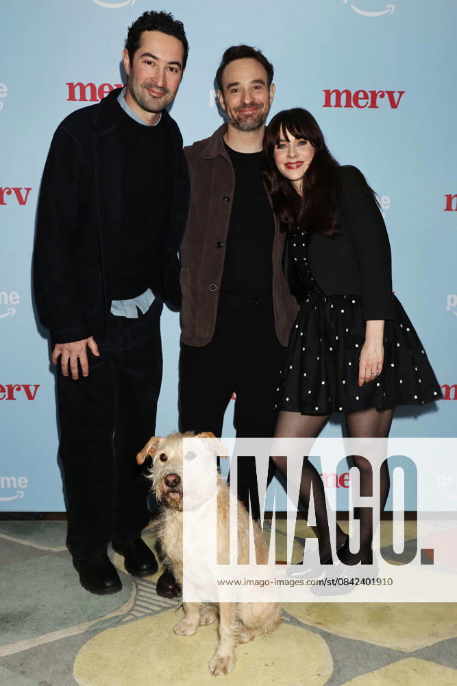 Screening of Merv at the Crosby St Hotel Featuring: Elias Weiss Friedman The Dogist , Charlie Cox, Gus, Zooey Deschanel Where: New York, New York, United States When: 08 Dec 2025 Credit: Dave Allocca Starpix INSTARimages . NOT FOR USE BY NEWSPAPERS BASED IN THE UK.