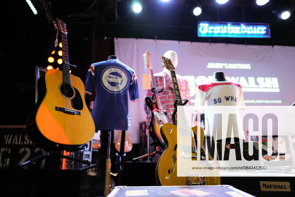 Joe Walsh Juliens auction preview Joe Walsh Juliens auction preview at Troubadour on December 08, 2025 in West Hollywood, CA. West Hollywood Troubadour California USA