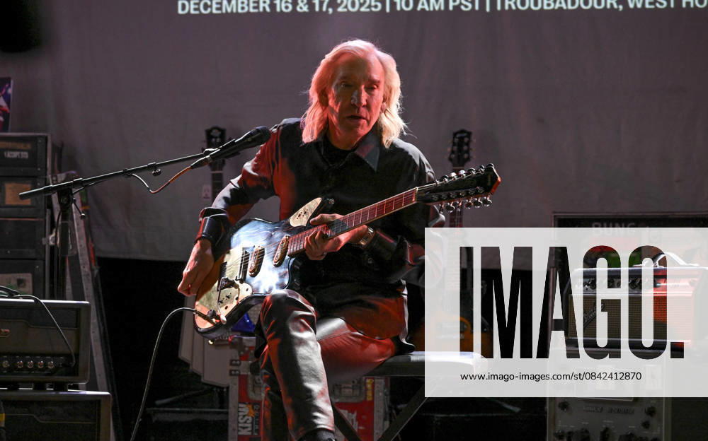 Joe Walsh Juliens auction preview Joe Walsh Juliens auction preview at Troubadour on December 08, 2025 in West Hollywood, CA. West Hollywood Troubadour California USA