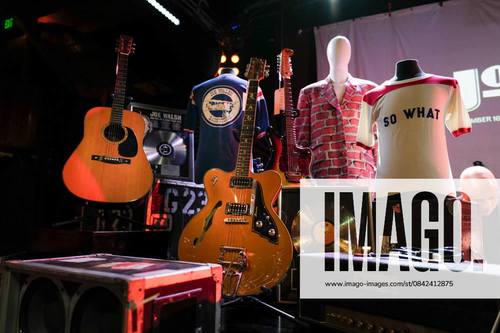 Joe Walsh Juliens auction preview Joe Walsh Juliens auction preview at Troubadour on December 08, 2025 in West Hollywood, CA. West Hollywood Troubadour California USA