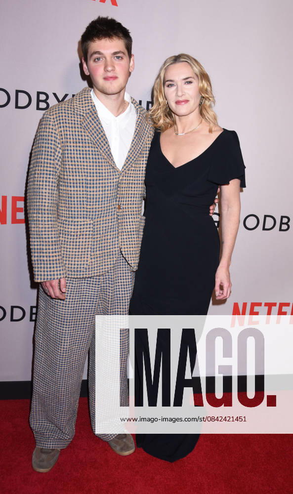 Netflix s Goodbye June NY l screening at the Whitby Hotel on December 8, 2025 in New York city. Joe Anders and Kate Winslet at Netflix s Goodbye June NY screening at the Whitby Hotel on December 8, 2025 in New York city., Credit:Darla Khazei Avalon