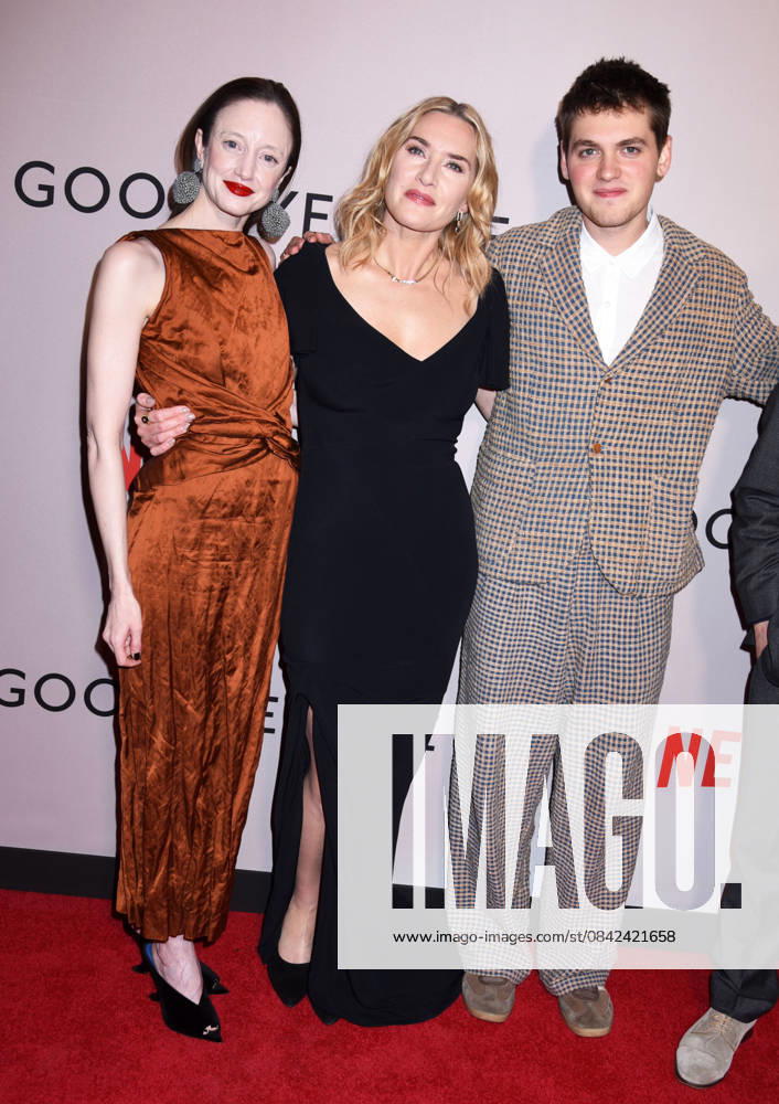 Netflix s Goodbye June NY l screening at the Whitby Hotel on December 8, 2025 in New York city. Andrea Riseborough ,Kate Winslet and Joe Anders at Netflix s Goodbye June NY screening at the Whitby Hotel on December 8, 2025 in New York city., Credit:Darla Khazei Avalon