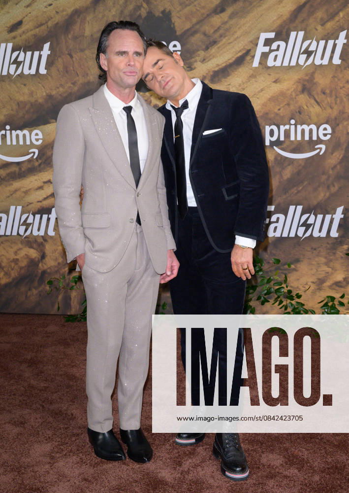 Fallout Premiere - Los Angeles, USA LOS ANGELES, USA. December 08, 2025: Walton Goggins & Justin Theroux at the season 2 premiere of Fallout at the Academy Museum. Los Angeles CA USA