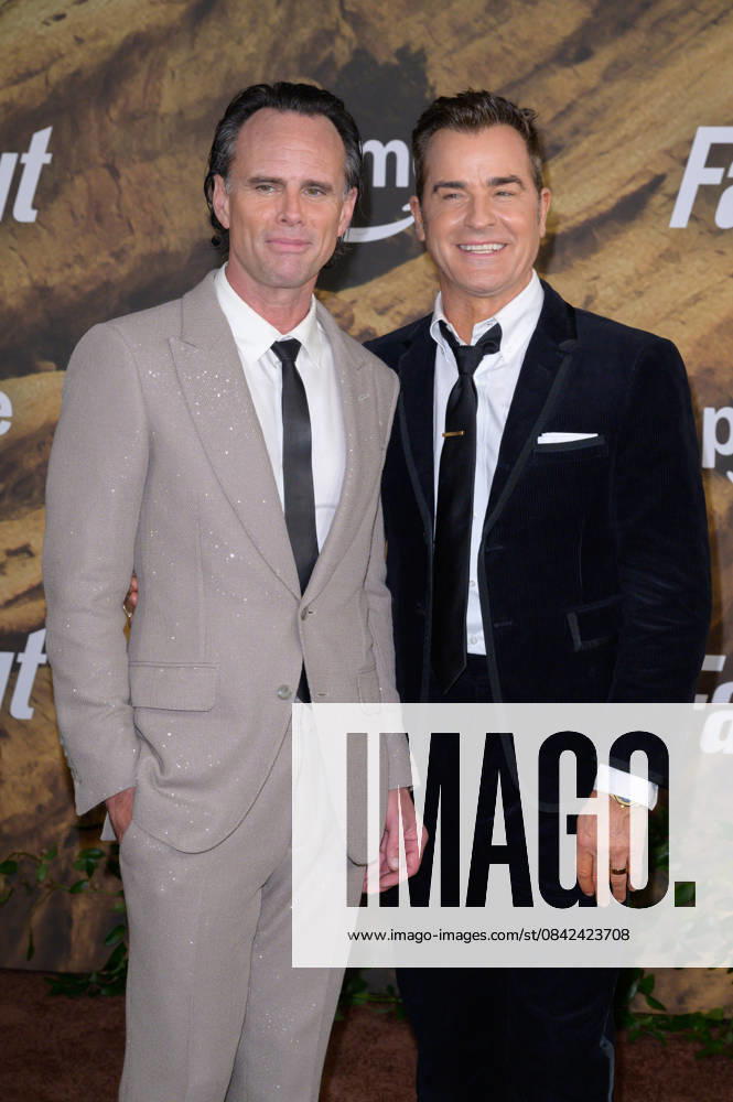 Fallout Premiere - Los Angeles, USA LOS ANGELES, USA. December 08, 2025: Walton Goggins & Justin Theroux at the season 2 premiere of Fallout at the Academy Museum. Los Angeles CA USA