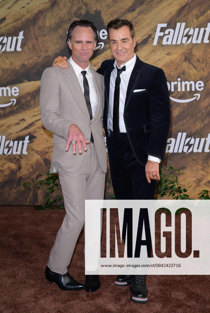 Fallout Premiere - Los Angeles, USA LOS ANGELES, USA. December 08, 2025: Walton Goggins & Justin Theroux at the season 2 premiere of Fallout at the Academy Museum. Los Angeles CA USA