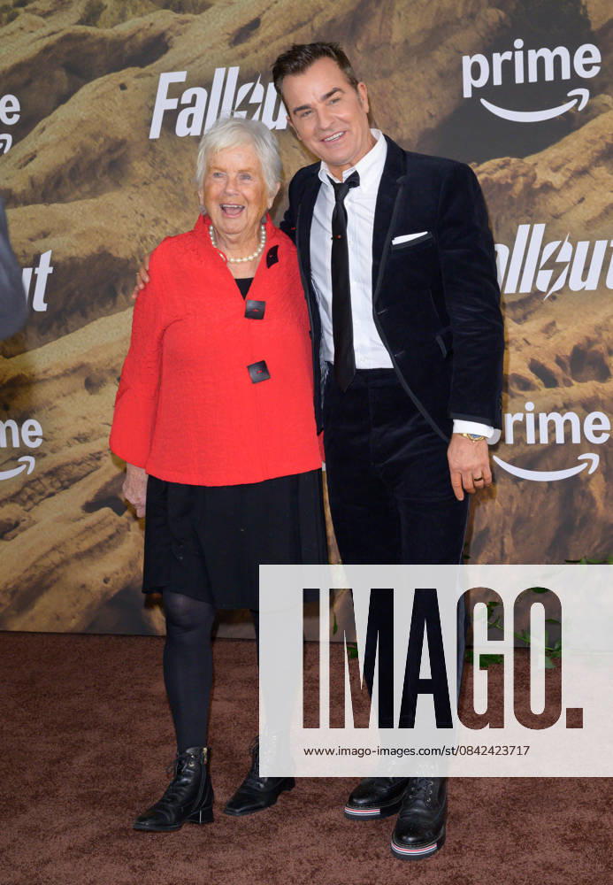 Fallout Premiere - Los Angeles, USA LOS ANGELES, USA. December 08, 2025: Phyllis Grissim-Theroux & Justin Theroux at the season 2 premiere of Fallout at the Academy Museum. Los Angeles CA USA