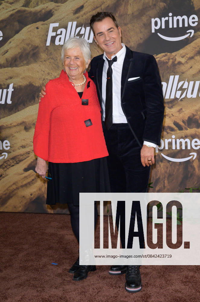Fallout Premiere - Los Angeles, USA LOS ANGELES, USA. December 08, 2025: Phyllis Grissim-Theroux & Justin Theroux at the season 2 premiere of Fallout at the Academy Museum. Los Angeles CA USA