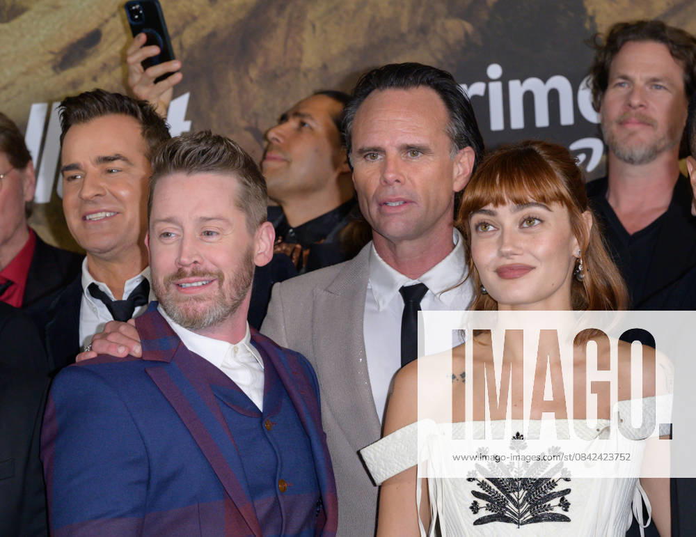 Fallout Premiere - Los Angeles, USA LOS ANGELES, USA. December 08, 2025: Justin Theroux, Macaulay Culkin, Walton Goggins and Ella Purnell at the season 2 premiere of Fallout at the Academy Museum. Los Angeles CA USA