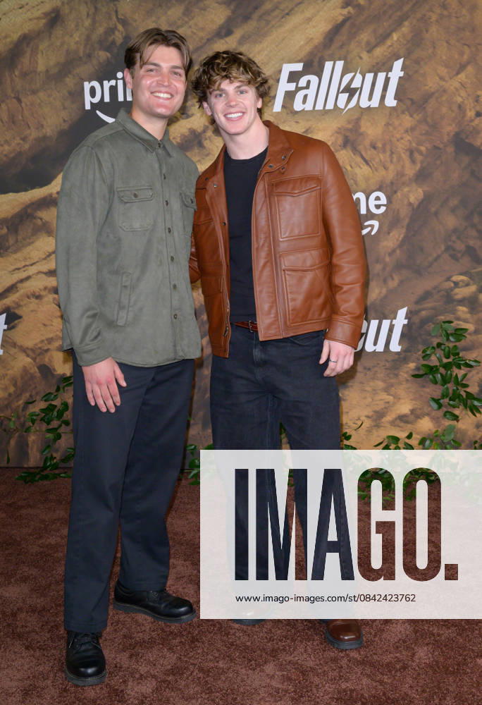 Fallout Premiere - Los Angeles, USA LOS ANGELES, USA. December 08, 2025: James Wright & Jack Wright at the season 2 premiere of Fallout at the Academy Museum. Los Angeles CA USA