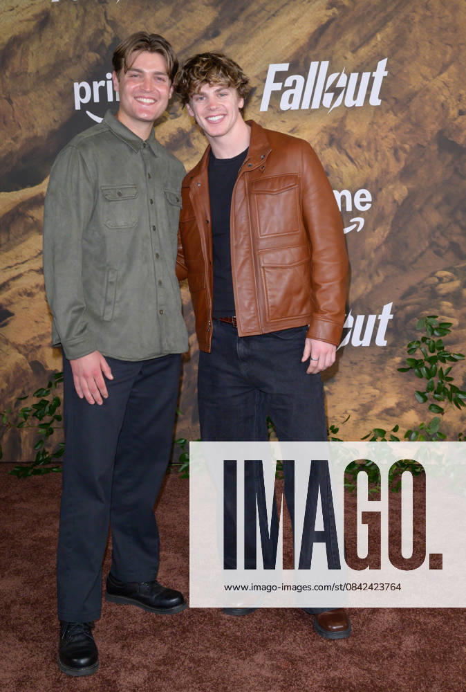 Fallout Premiere - Los Angeles, USA LOS ANGELES, USA. December 08, 2025: James Wright & Jack Wright at the season 2 premiere of Fallout at the Academy Museum. Los Angeles CA USA