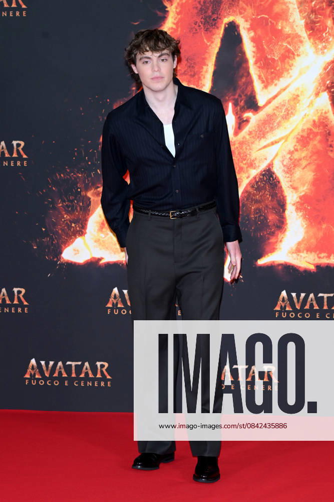 Milan, Photocall for the film: Avatar: Fire and Ashes - Jack Champion