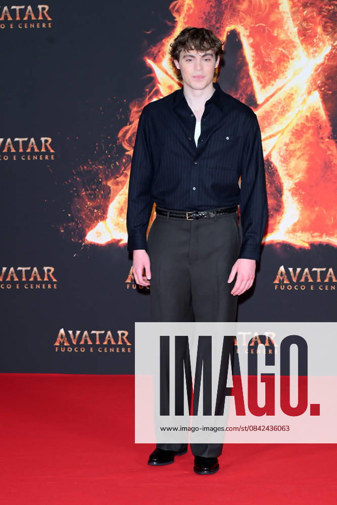 Milan, Photocall for the film: Avatar: Fire and Ashes - Jack Champion