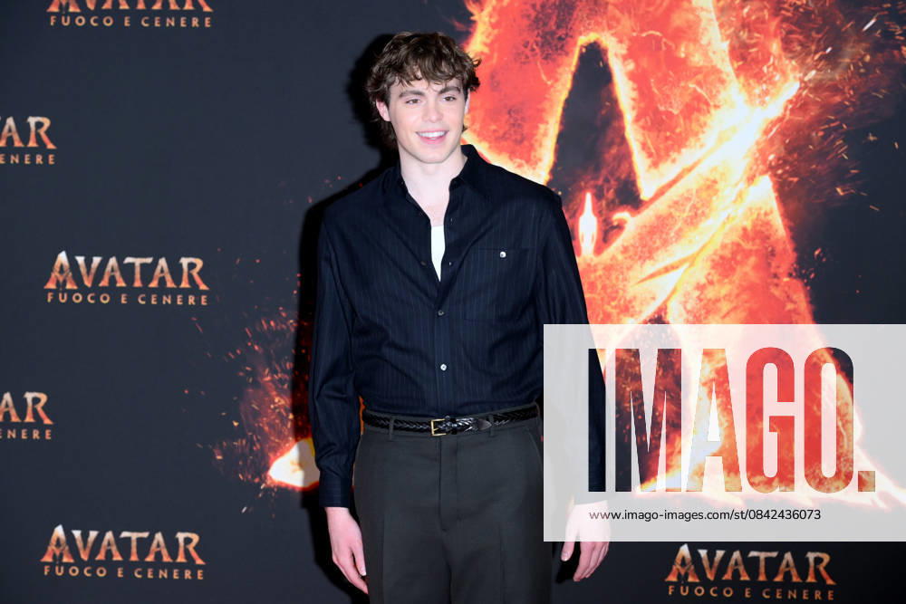 Milan, Photocall for the film: Avatar: Fire and Ashes - Jack Champion