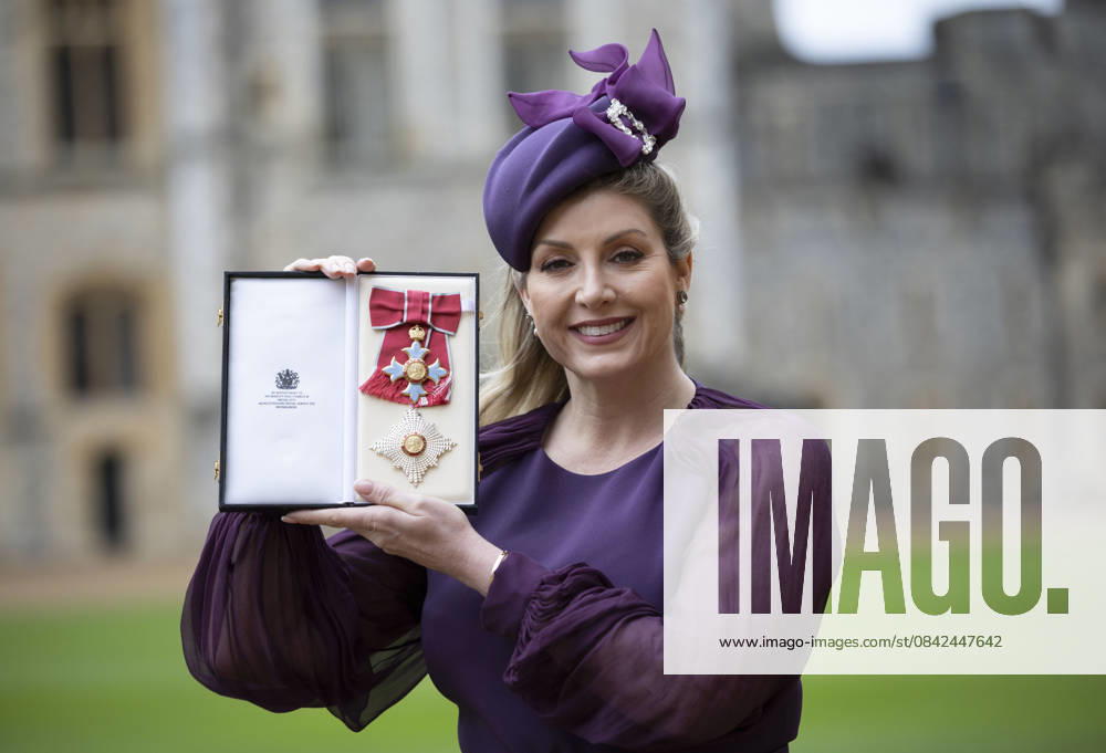 Investiture at Windsor Castle Image Licensed to i-Images Picture Agency. 09 12 2025. Windsor , United Kingdom. Dame Penny Mordaunt with her damehood after an Investiture at Windsor Castle, United Kingdom., Credit:Stephen Lock i-Images Avalon United Kingdom, Windsor