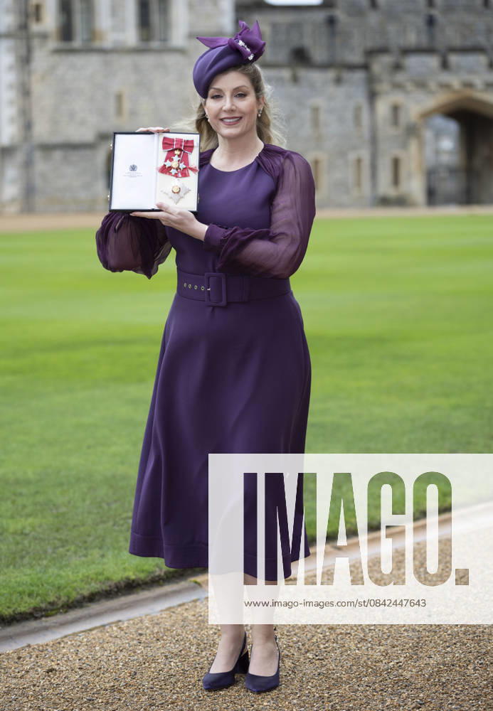 Investiture at Windsor Castle Image Licensed to i-Images Picture Agency. 09 12 2025. Windsor , United Kingdom. Dame Penny Mordaunt with her damehood after an Investiture at Windsor Castle, United Kingdom., Credit:Stephen Lock i-Images Avalon United Kingdom, Windsor