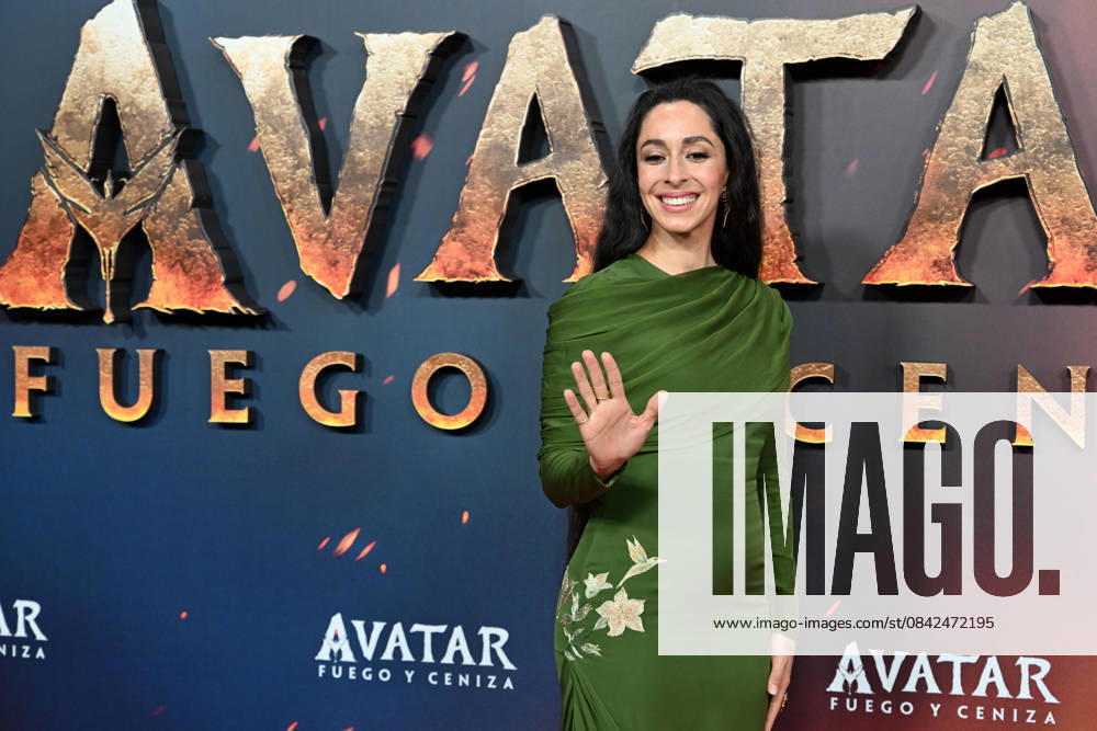 Premiere of the film Avatar Fire and Ashes Oona Chaplin attends the premiere of the new Avatar Fire and Ashes which celebrates its premiere at Kinepolis Ciudad de la Imagen, on December 9, 2025, in Madrid Spain With Avatar Fire and Ashes, James Cameron takes audiences back to Pandora in an immersive new adventure featuring Marine turned Na vi leader Jake Sully Sam Worthington, Na vi warrior Neytiri Zoe Saldana and the Sully family CINEMA PREMIERE PEOPLE FILM José Madrid Madrid Espana